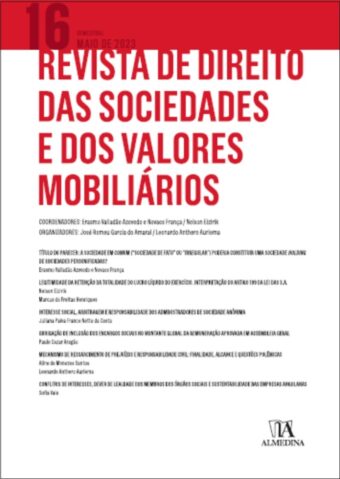 Revista de direito das sociedades e dos valores mobiliários