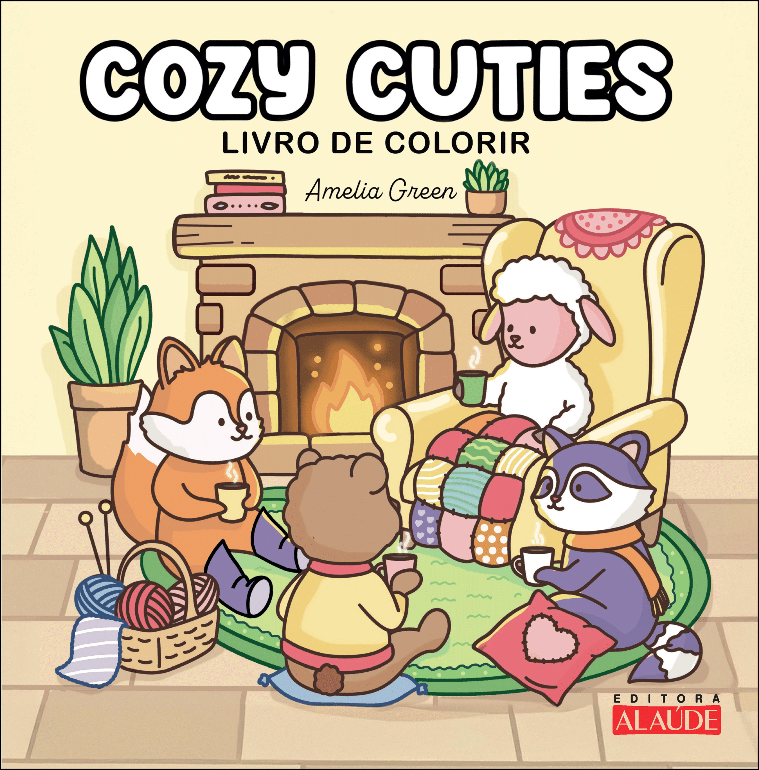 Cozy Cuties: Livro de colorir