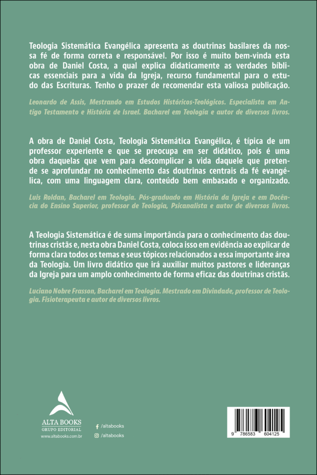 Teologia sistemática evangélica - Imagem 3