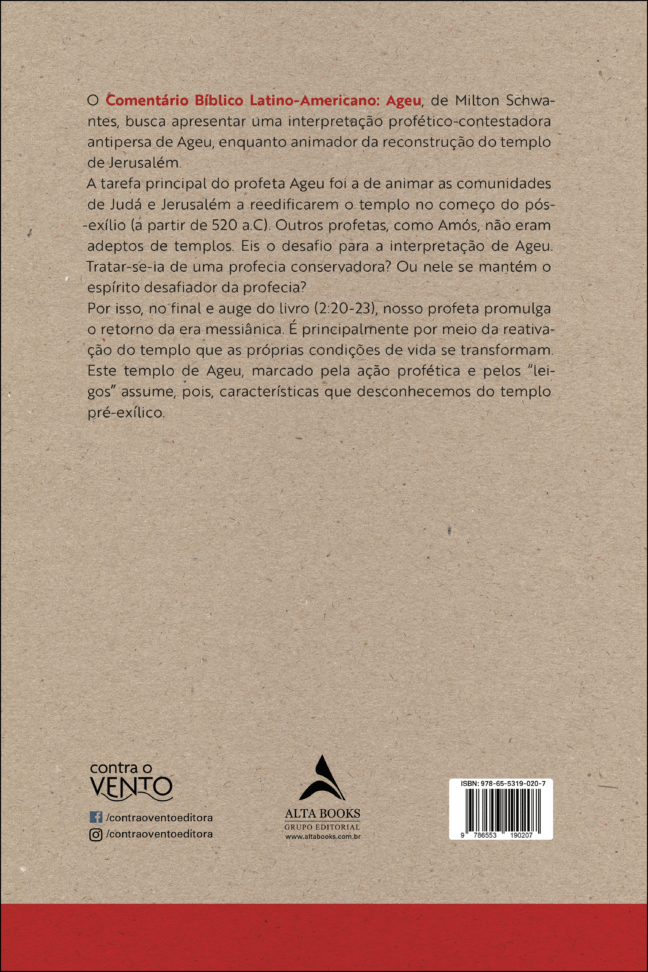 Comentário Bíblico Latino-Americano: Ageu - Imagem 3