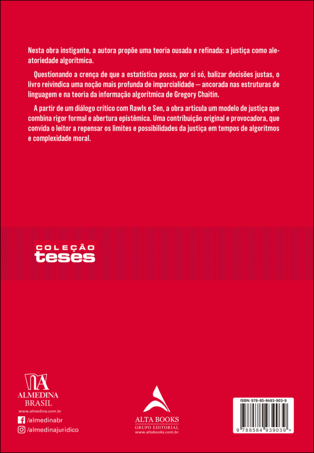 Aleatoriedade e Justiça – Editora Alta Books