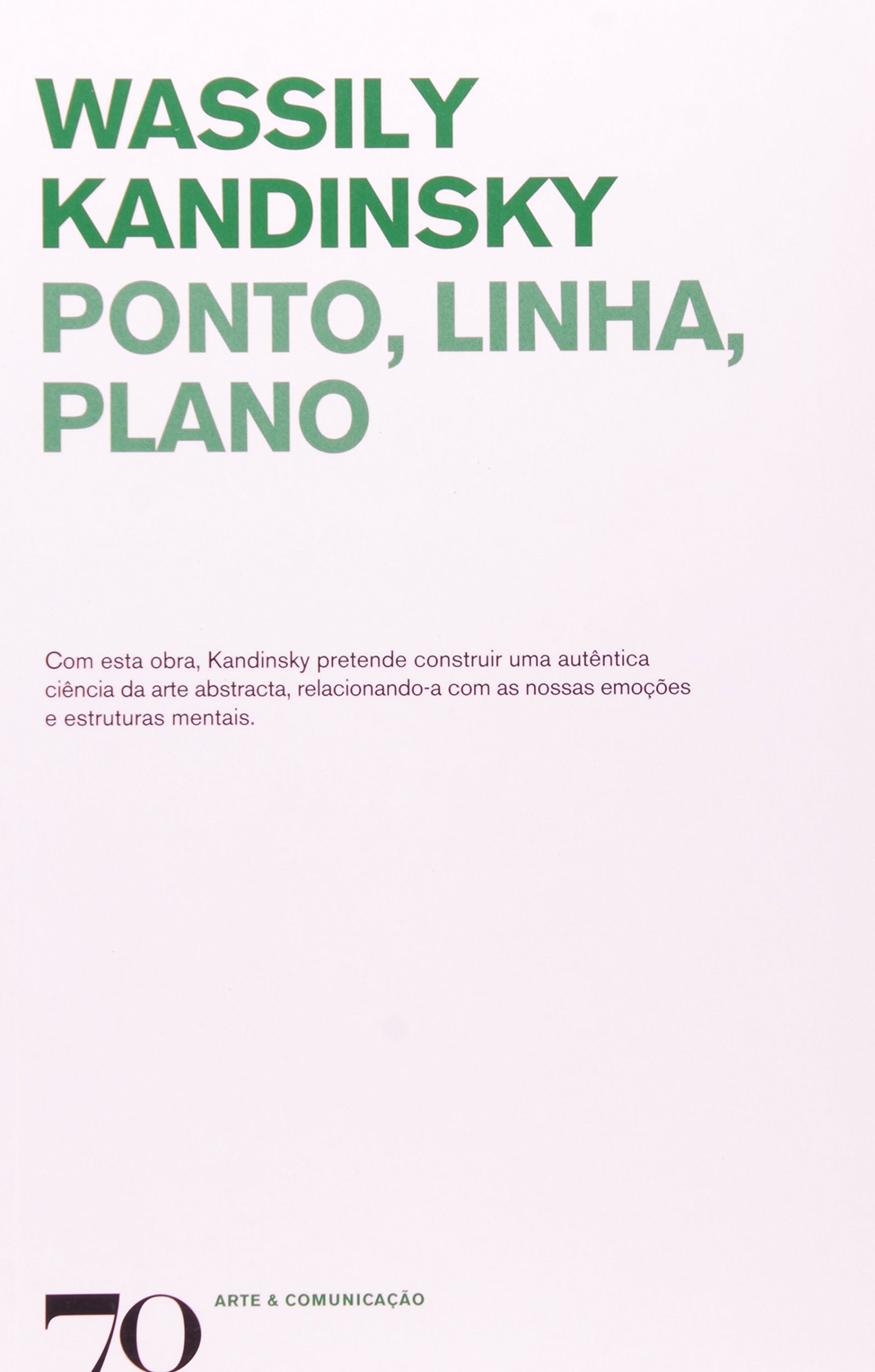 Ponto, linha, plano